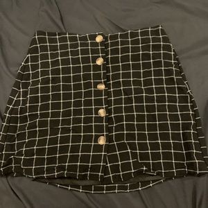 button up skirt